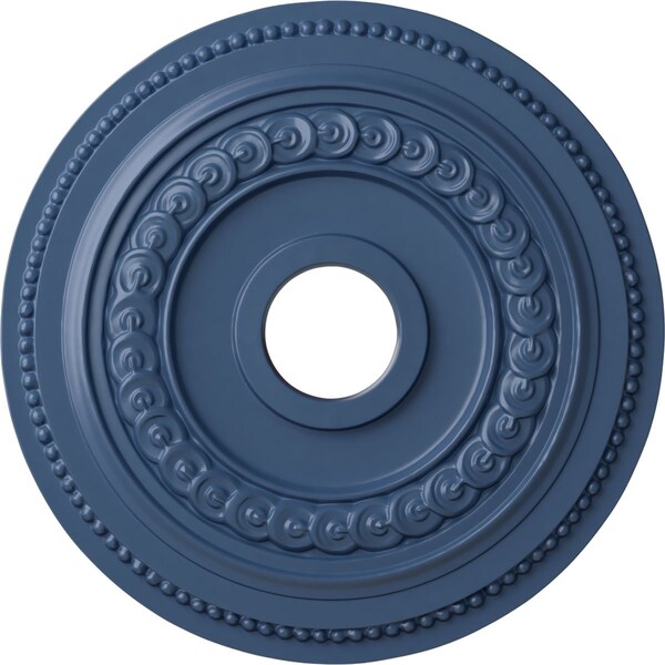 Ekena Millwork Oldham Ceiling Medallion (Fits Canopies up to 8 5/8"), 18"OD x 3 3/8"ID x 7/8"P, Americana CM18OL1AMF - main